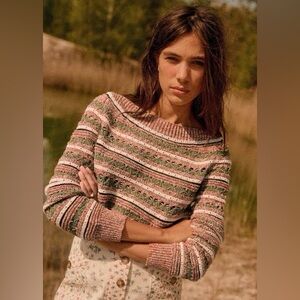 Sezane Marge Sweaters Multicoloured Stripes - Size XS